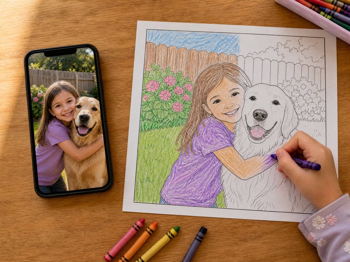AI Coloring Page Generator