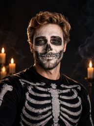Skeleton Face Paint