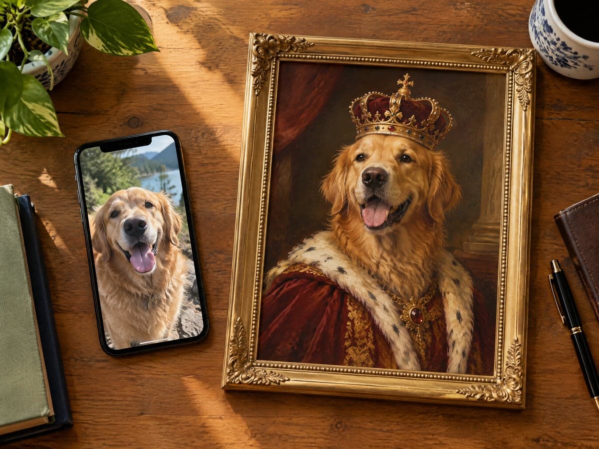 AI Pet Portrait Generator