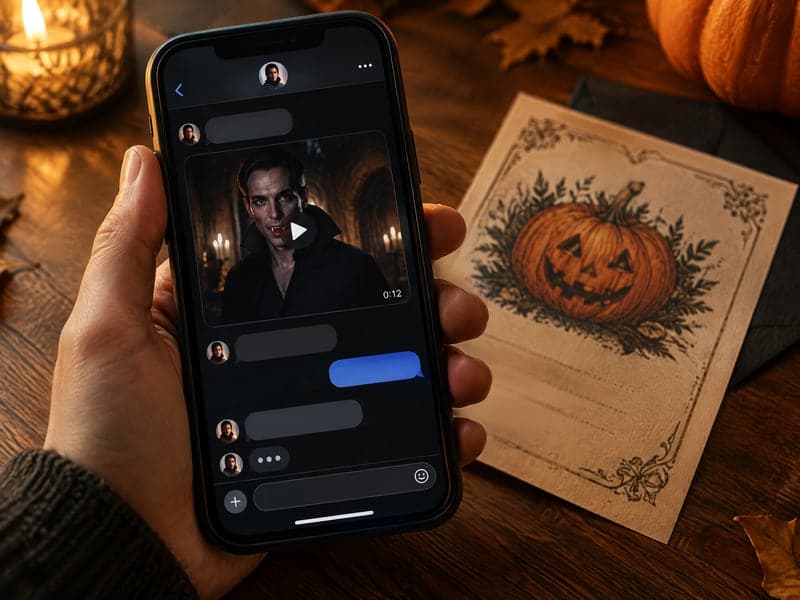 Party invitation clip