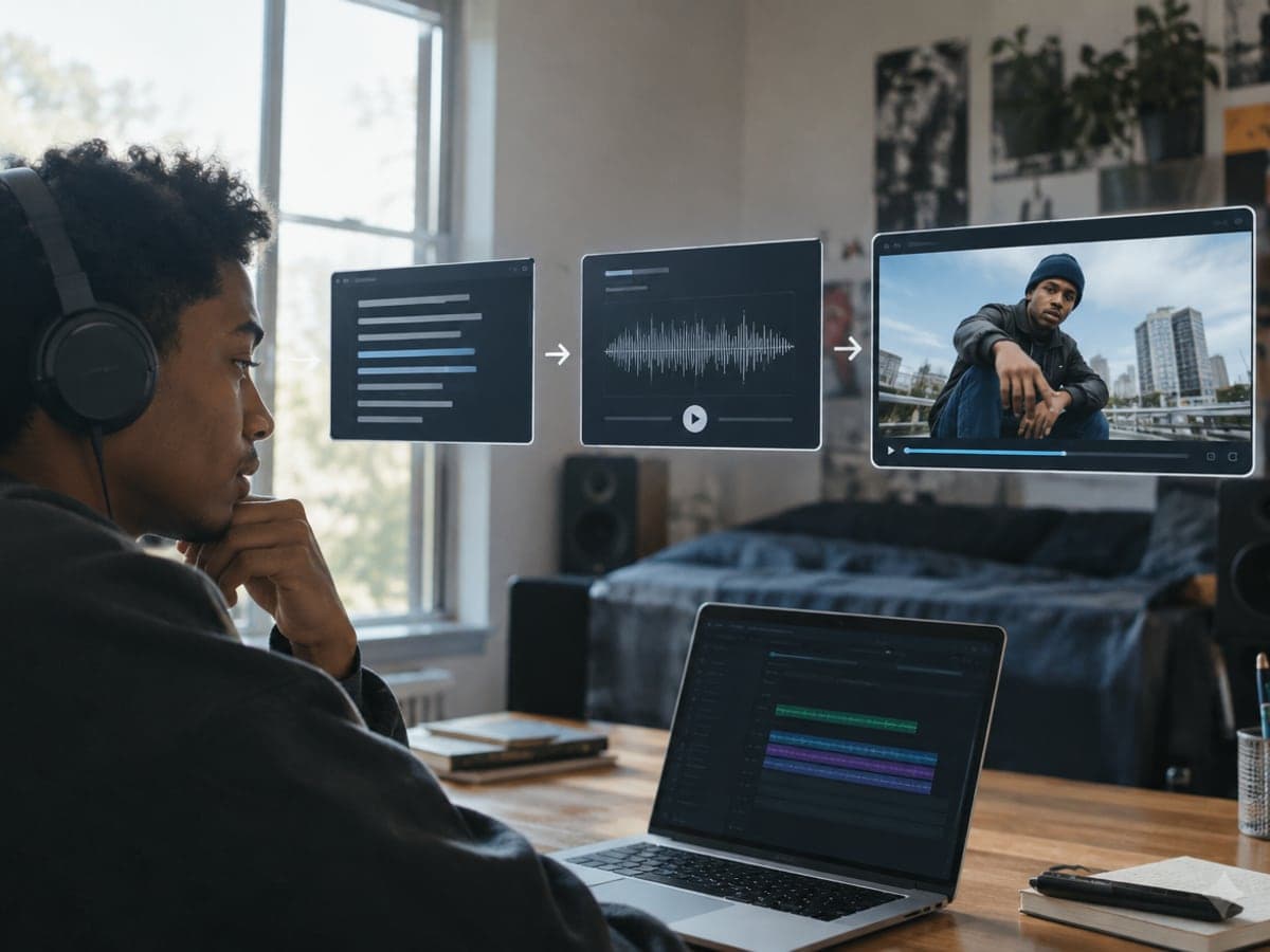 Go From Lyrics to Video in One Place