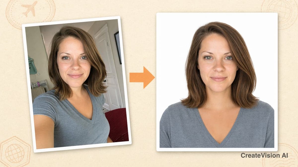 How to Take a Passport Photo at Home with AI (One Selfie Is Enough)