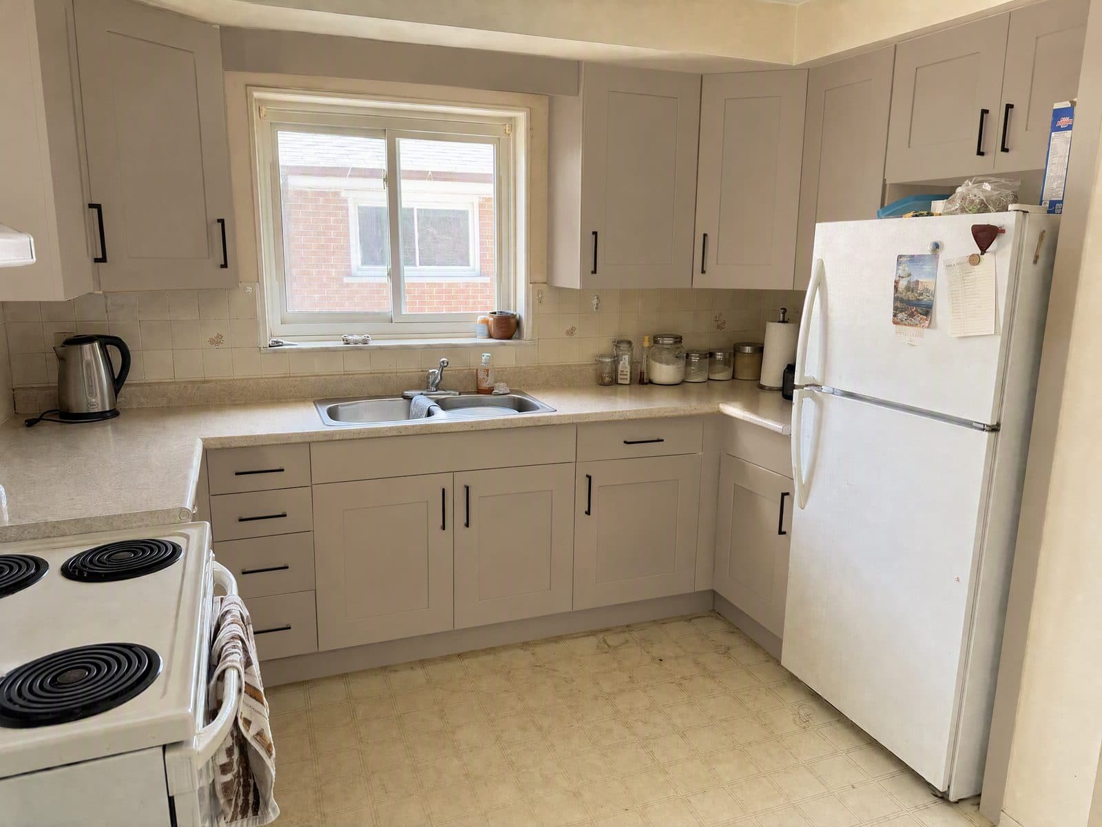 After — cabinets only
