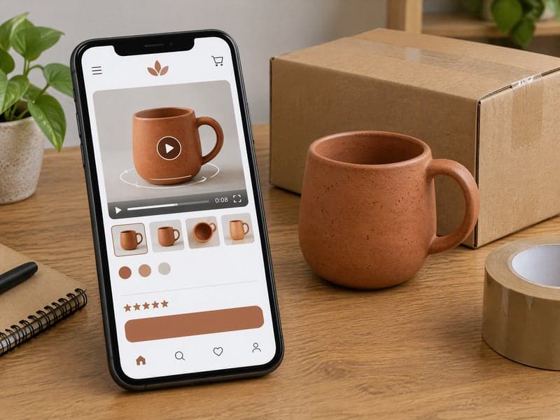 The product listing video