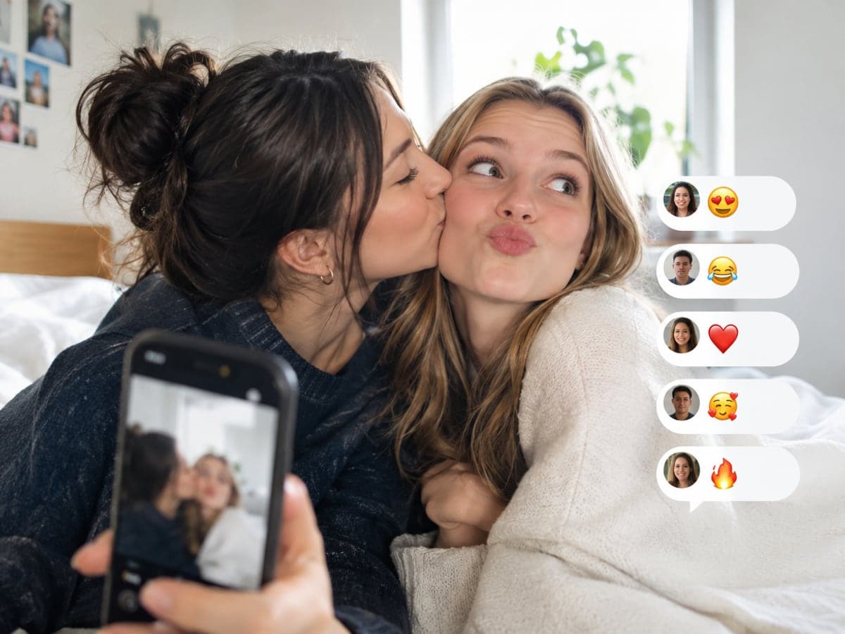 Krijg grote reacties van je vrienden