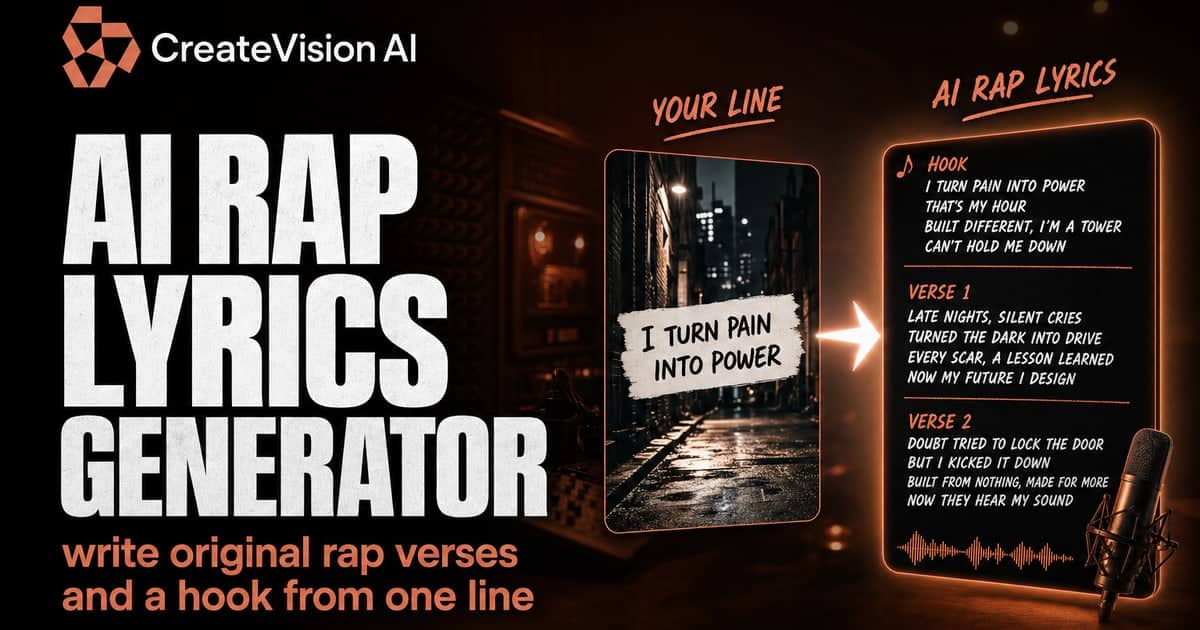 AI Rap Lyrics Generator