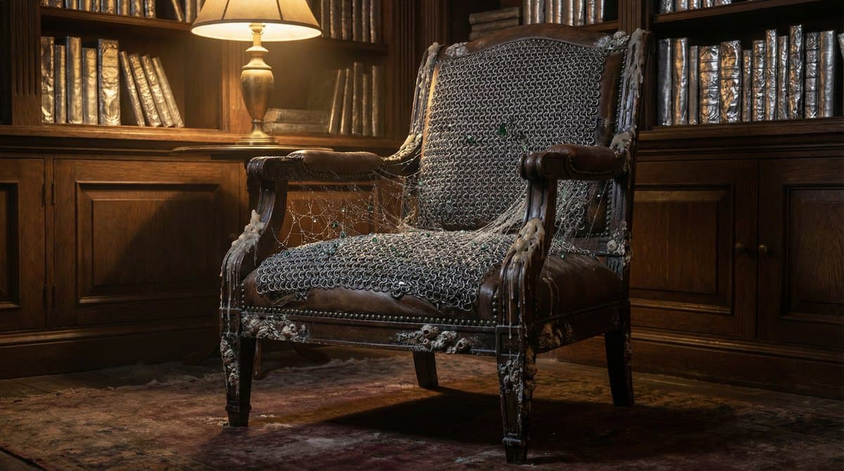Surreal Library Armchair Generation