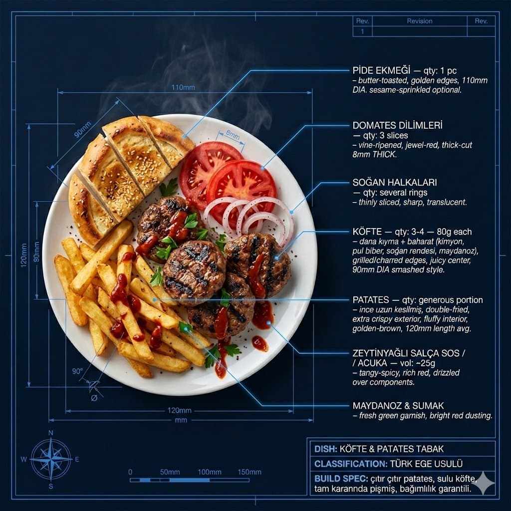 Technical Architectural Blueprint of KÖFTE & PATATES