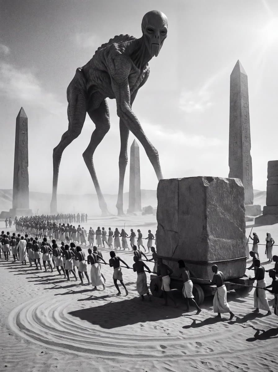 Ancient Egyptian Ritual with Alien Entity Prompt - AI Prompt | CreateVision